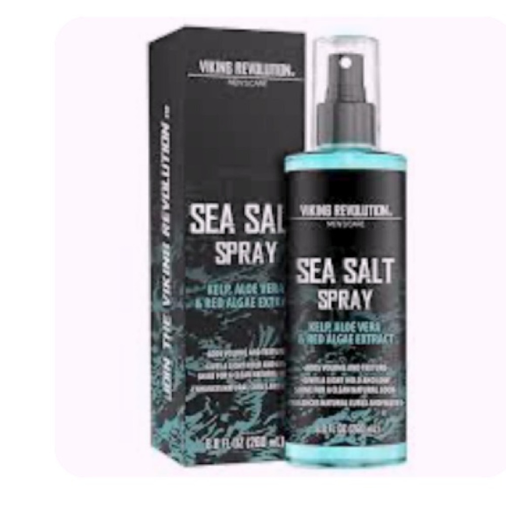 Revolution Sea Salt Spray for Men - Black and Teal